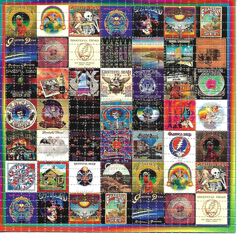 60s Album Psychedelic LSD/Acid - Ink Blotter Paper review and price