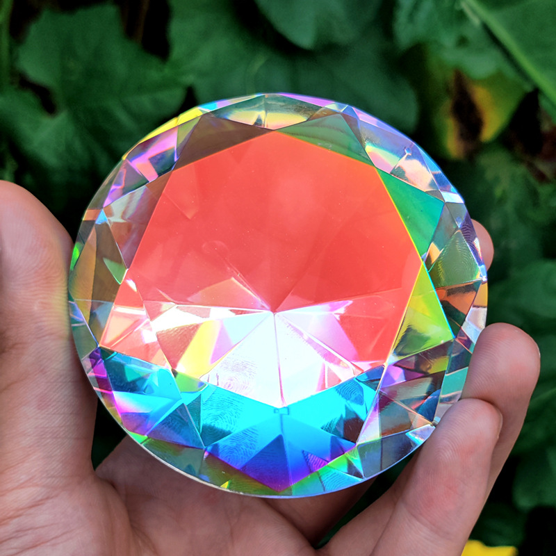 30-80mm AB Colorful K9 Crystal - Paper Weight Crystal review and price