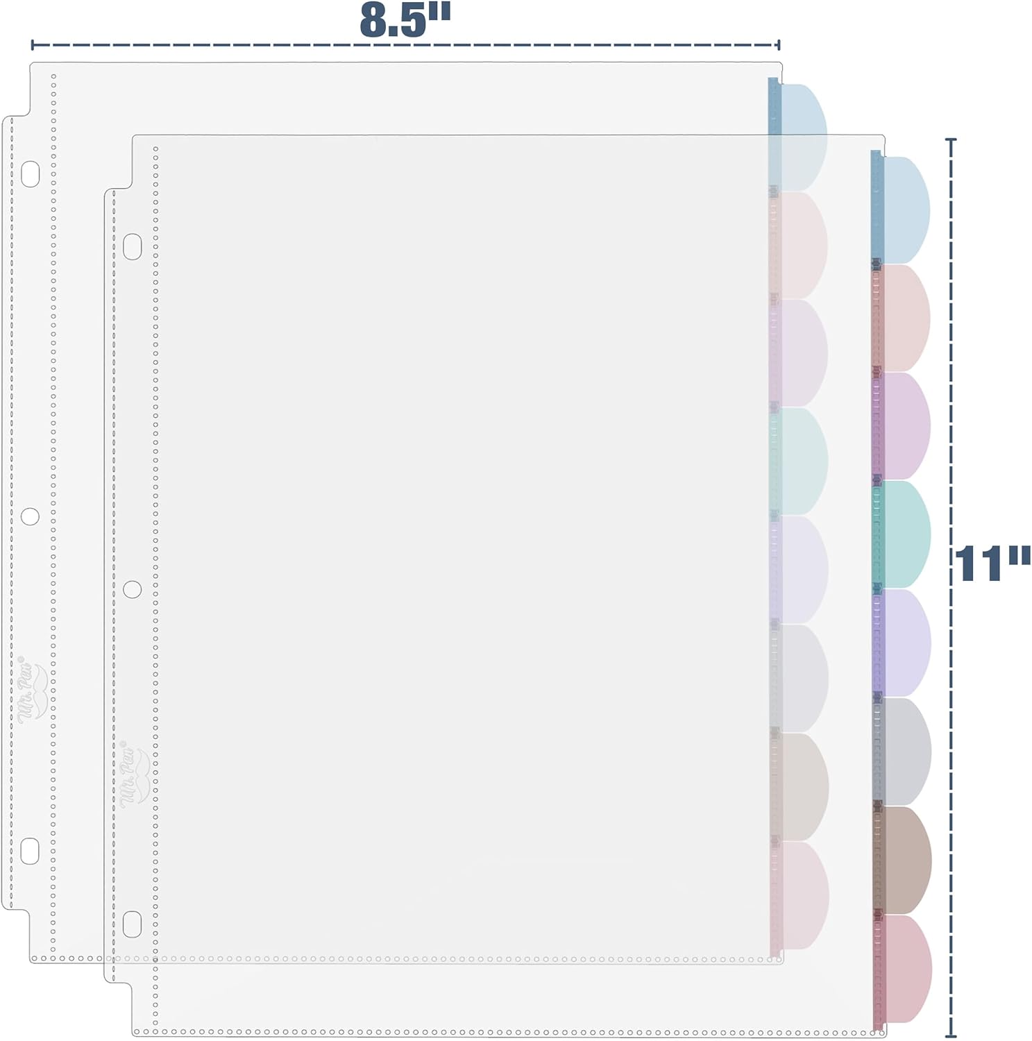 A4 Clear Sheet Protectors with - Tab Divider A4 review and price