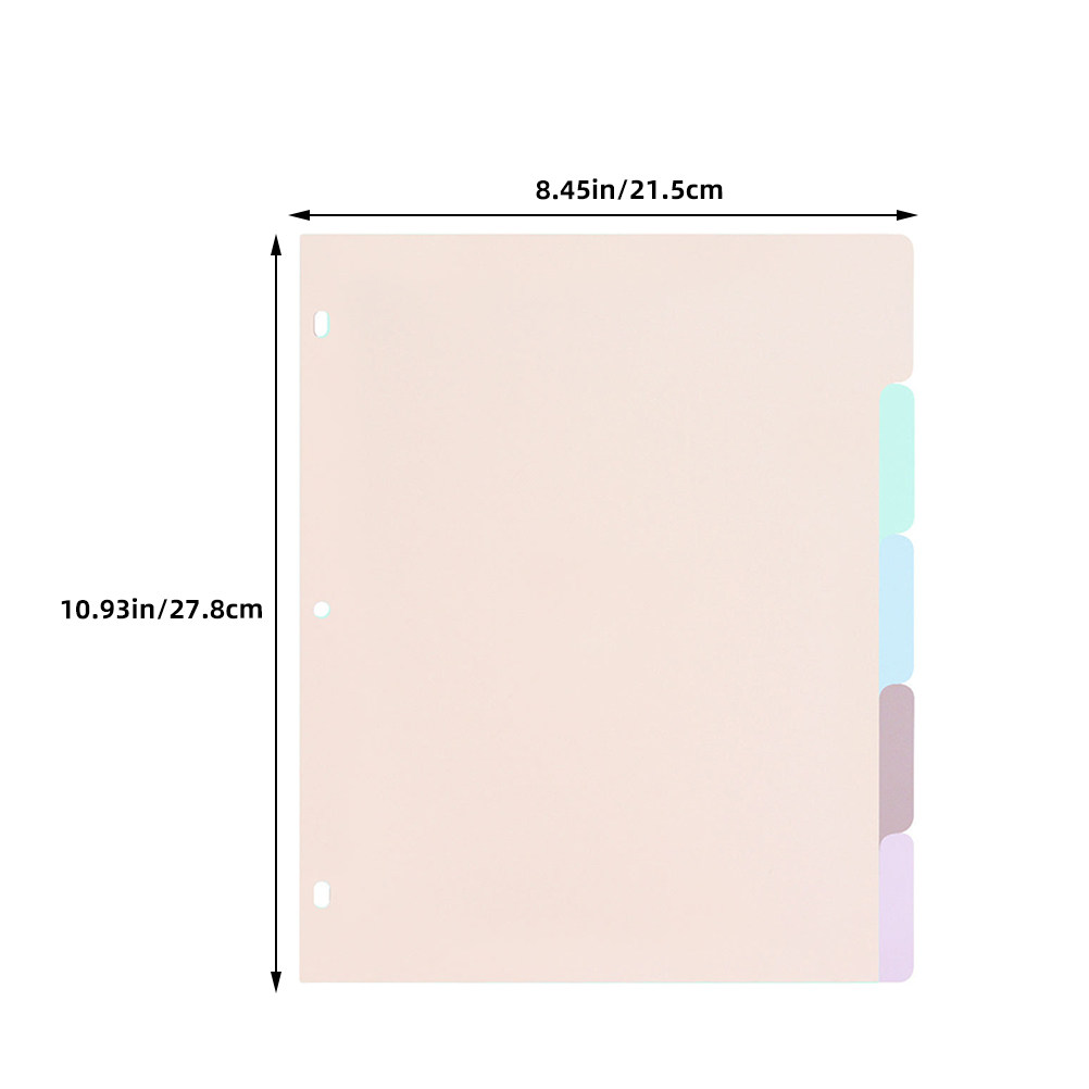1Set Frosted PP A4 Binder Divi - Tab Divider A4 review and price