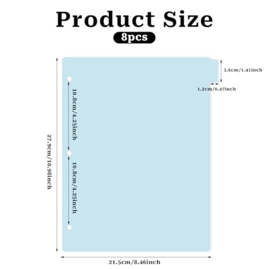 3 Ring Binder Dividers with 8- - Tab Divider A4 review and price