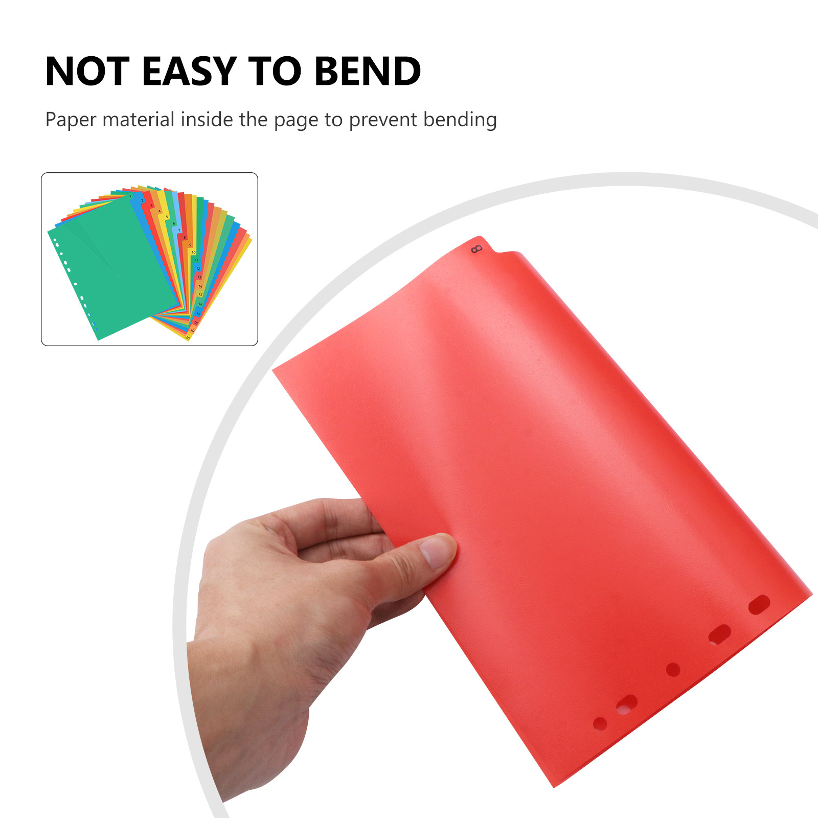 A4 Colorful Plastic Classified - Tab Divider A4 review and price