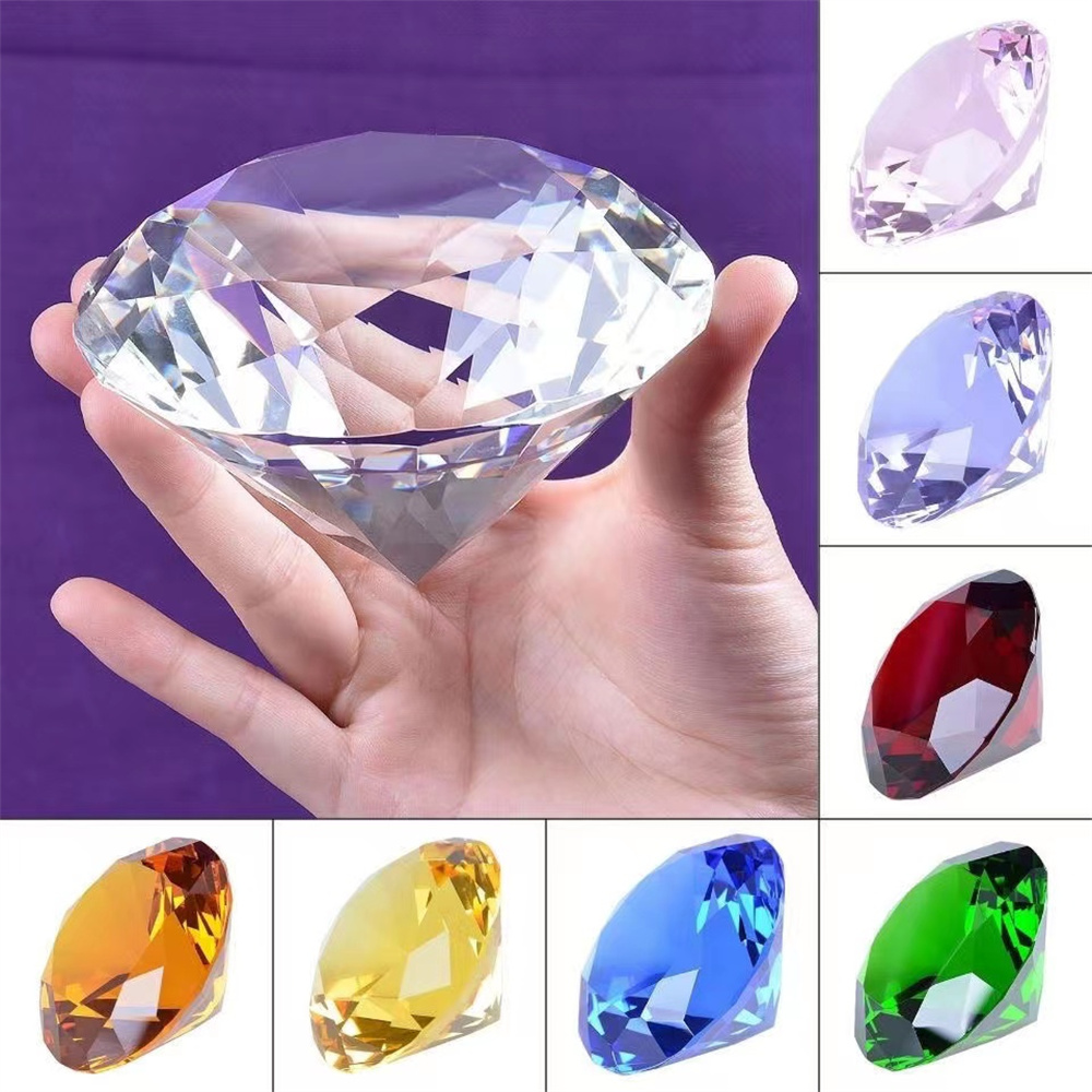 10 Colors Crystal Diamond Shap - Paper Weight Crystal review and price