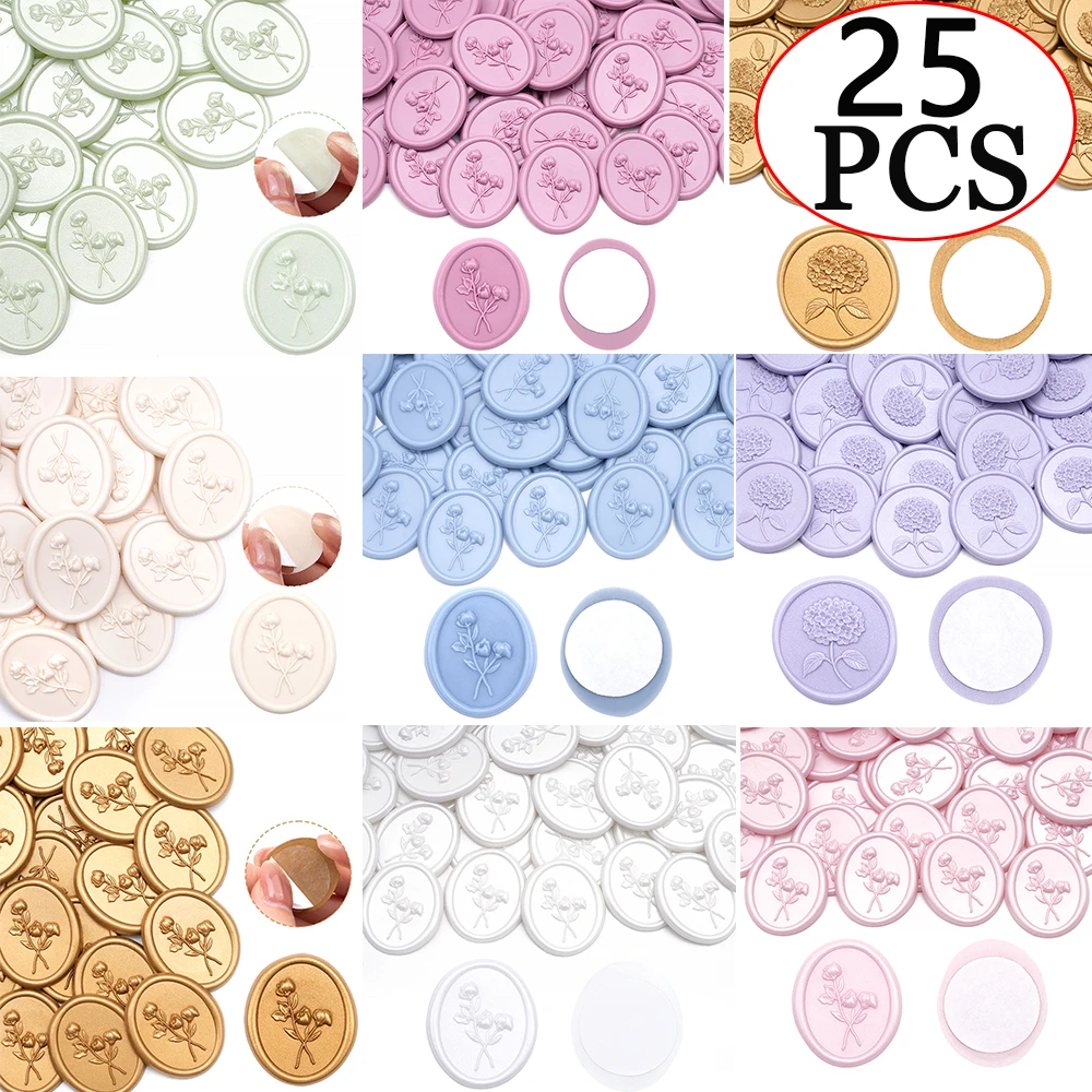 25pcs/set 3D Floral Wax Seal S - Wax Seal Stamp Set review and price